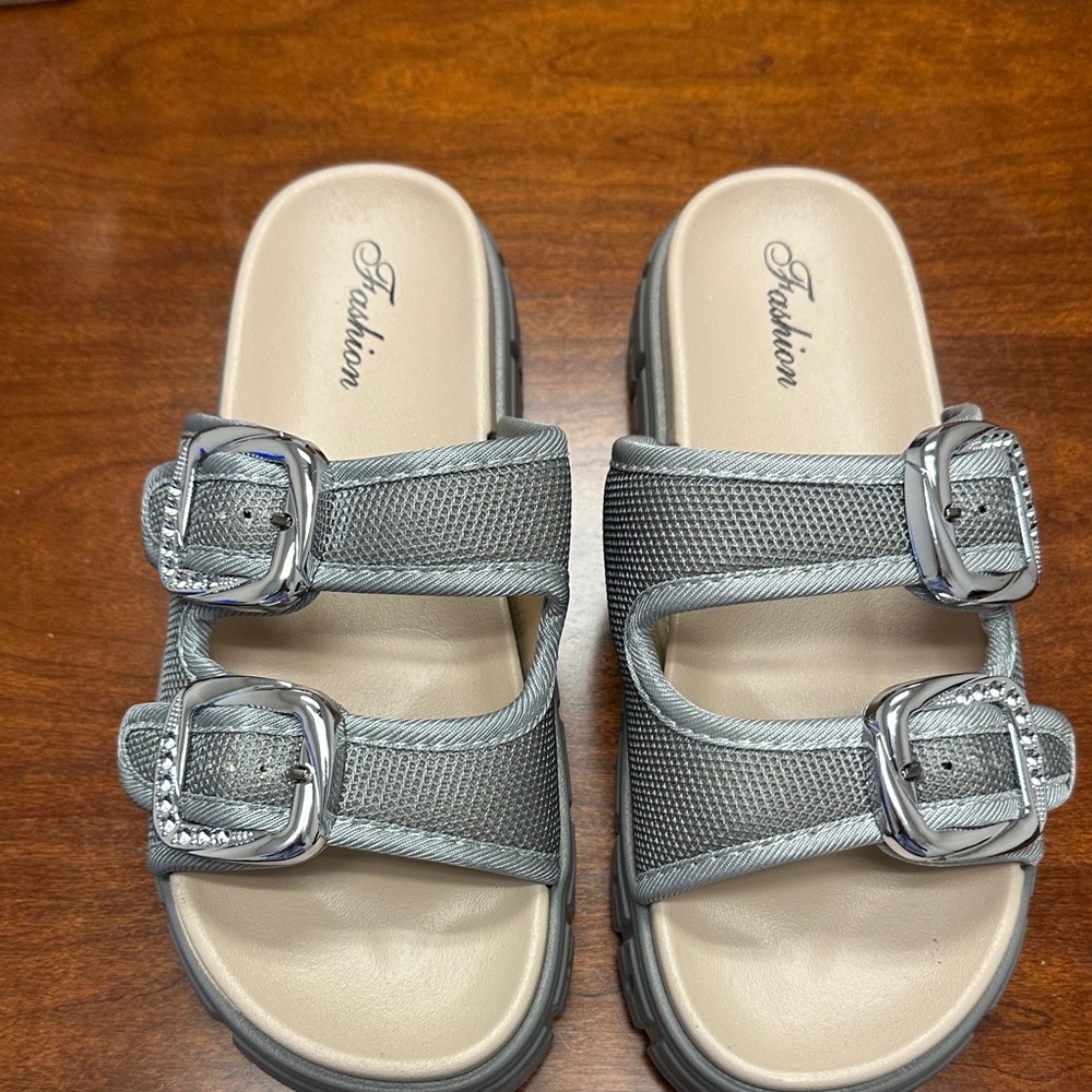 Gray Sandals
